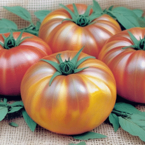 Big Rainbow Heirloom Beefsteak Tomato