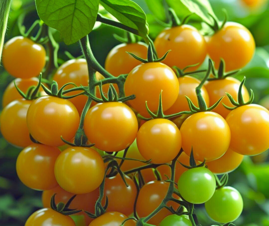Gold Nugget Cherry Tomato Heirloom Variety